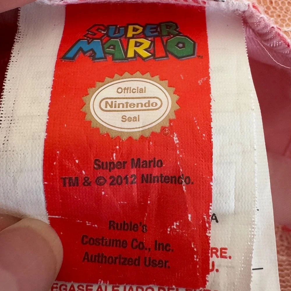 Rubies Princess Peach Costume Dress Girls Small 4-6 Pink Super Mario‎ Nintendo